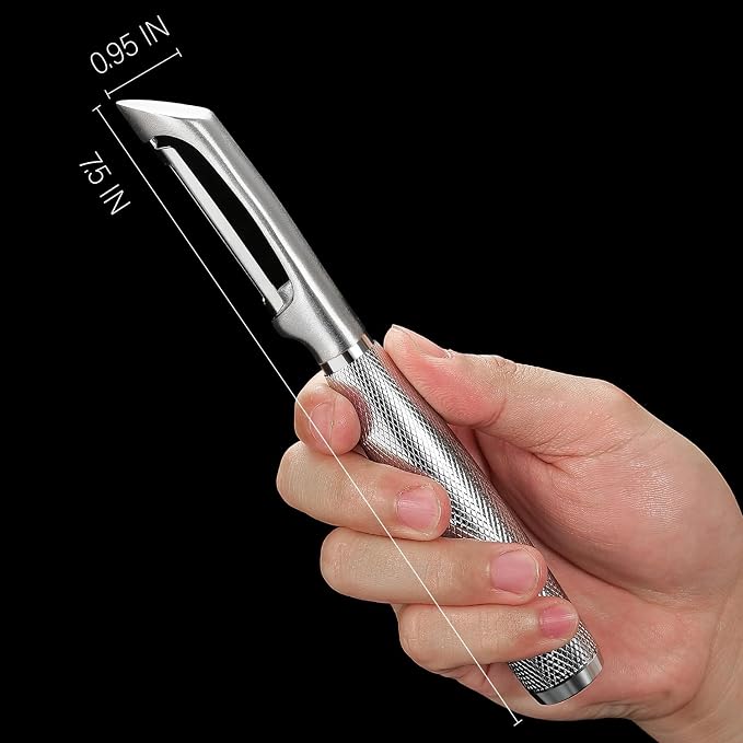 KULUNER I-Type Vegetable Peeler, 304 Stainless Steel Blade, Ultra Sharp Potato - Image 4