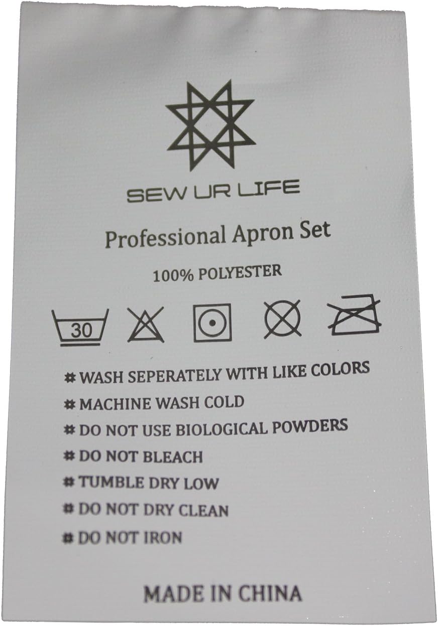 Resist water 3 big Pockets Waist Server Apron Kitchen Restaurant