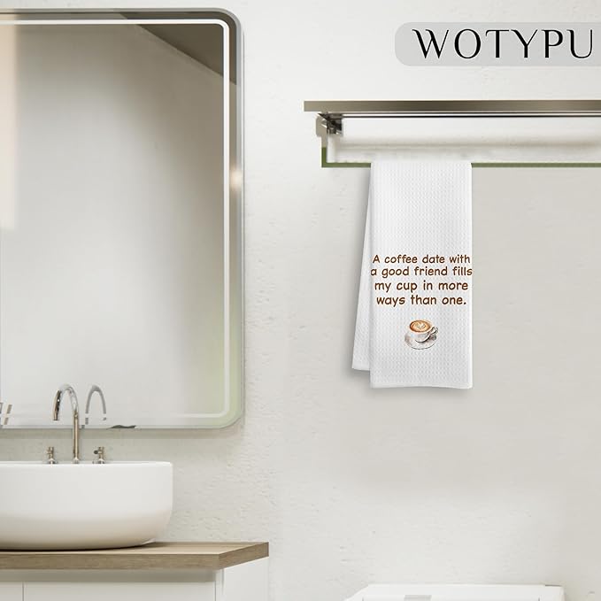 Friend and Coffee Kitchen Towels, Gifts - Image 5