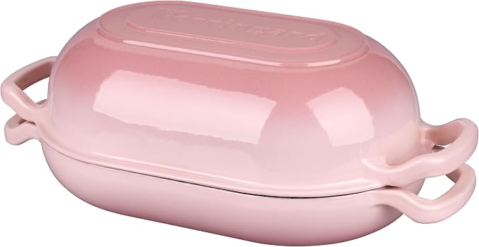 VORRINGARD Enameled Cast Iron Sourdough Bread Oven, Dutch Oven, Loaf Cast Iron - Image 8