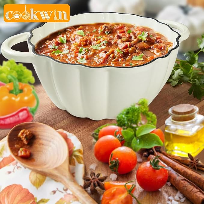 Pumpkin Cast Iron Dutch Oven - Image 7