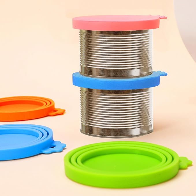 Lydia’s Deal Pet Food Can Covers 2-Pack, Universal Size – One Lid Fits 3 Pet - Image 3
