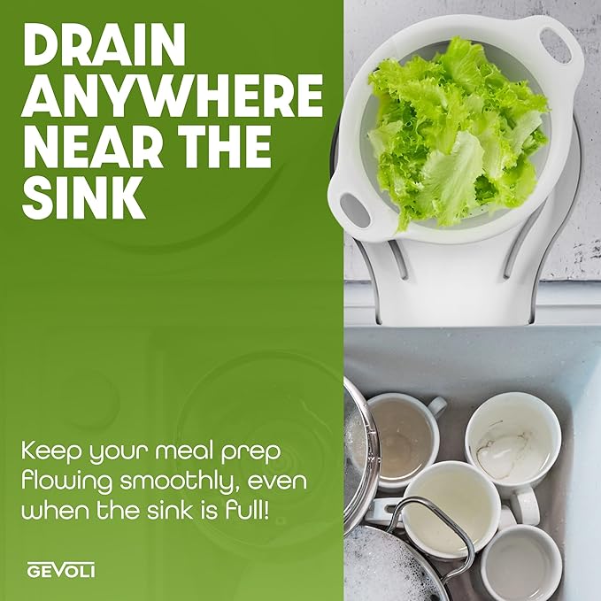 Gevoli Collapsible Colanders Food Strainers - Image 5