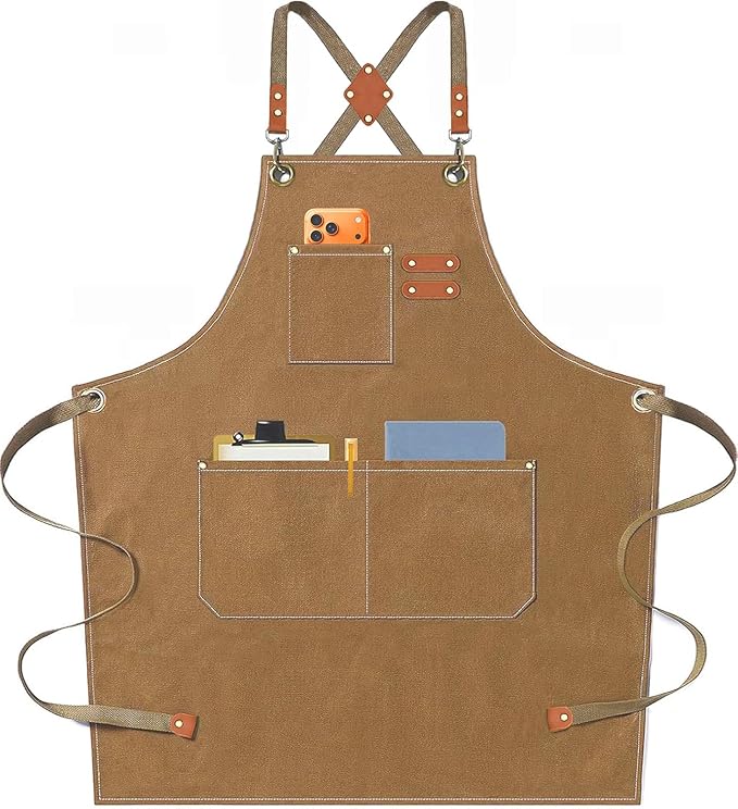 AFUN Chef Aprons for Men Women by BringYouaFun