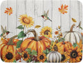 Autumn Harvest Pumpkin Dish Drying Mat by Kawani