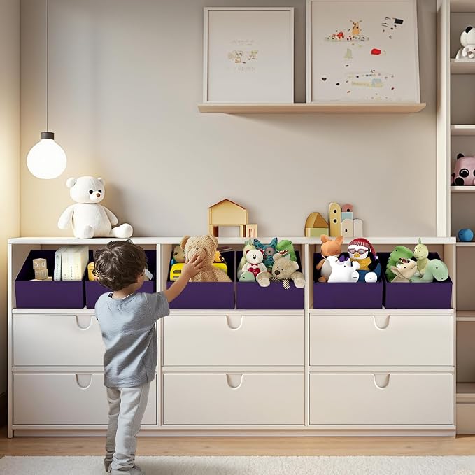DIMJ Closet Storage Bins 6 Pack - Image 4