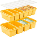 Silicone Freezer Tray With Lid-Soup Freezer Container molds-Large Ice Cube Tray by Xomoo
