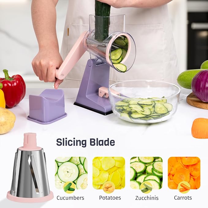 Upgraded Rotary Cheese Grater - Image 3