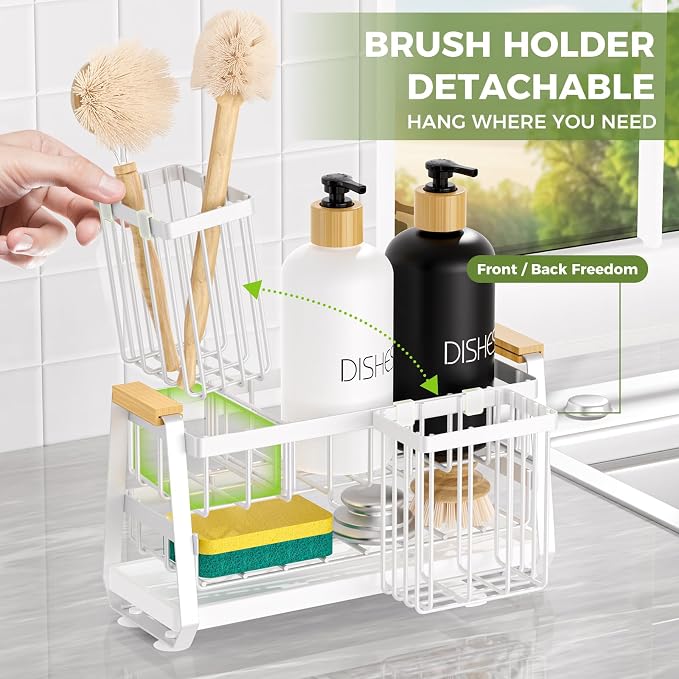 Sponge Holder for Kitchen Sink, Kitchen Sink Caddy - Image 8