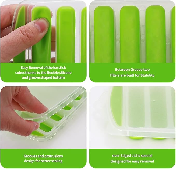 Long Ice Stick Tray Silicone - Image 3