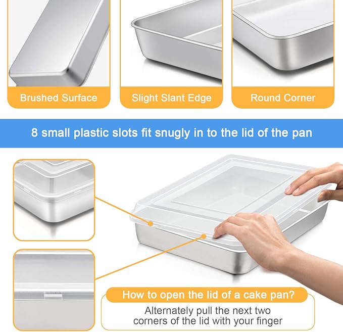E-far Stainless Steel Baking Pan - Image 3