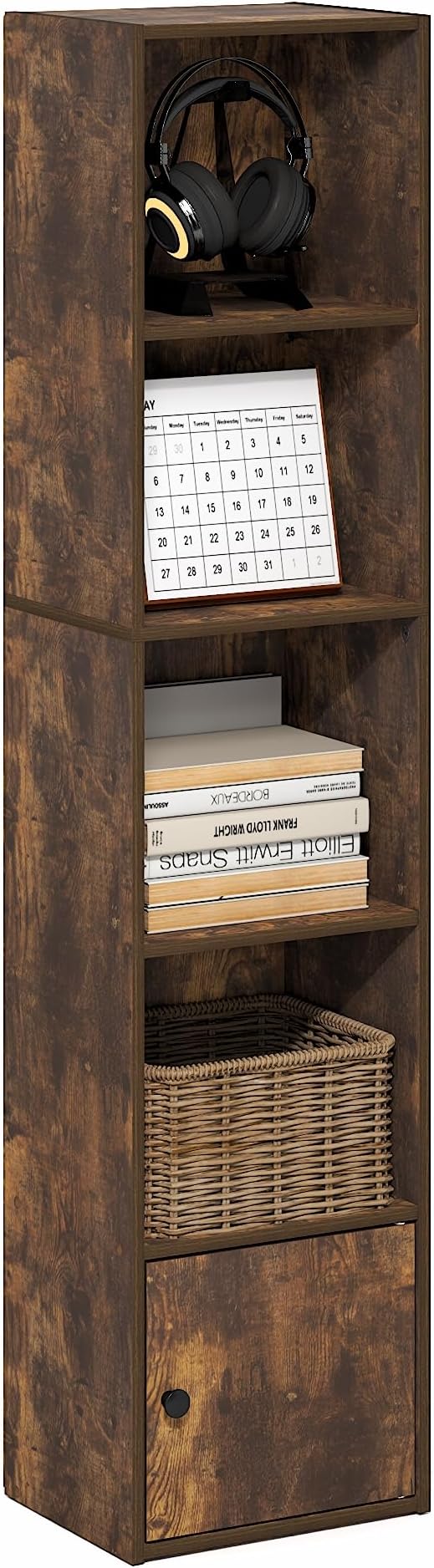 Furinno LUDER Book Shelf, 5-Tier Bookshelf by Furinno-FitsYourSpaceFitsYourBudget