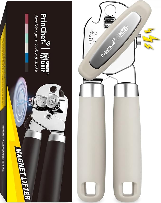 PrinChef Can Opener Manual, Can Tin Bottle Opener by PrinChef