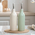 famiware Jupiter 16oz Ceramic Olive Oil Dispenser Bottle, Olive Oil and Vinegar by Famiware