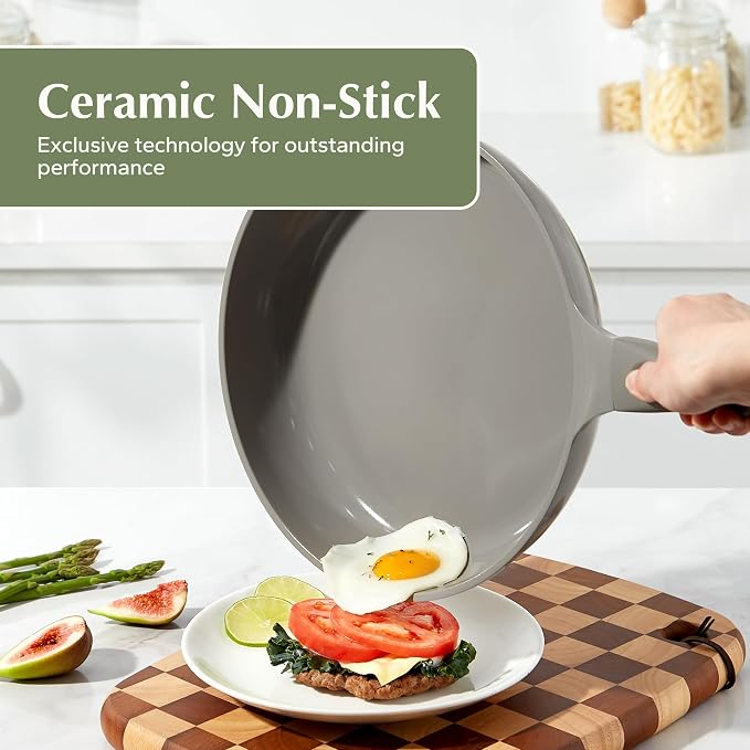 Redchef Non Stick Frying Pans, Ceramic Pan, Non-toxic Healty Skillet Omelet Pan - Image 3