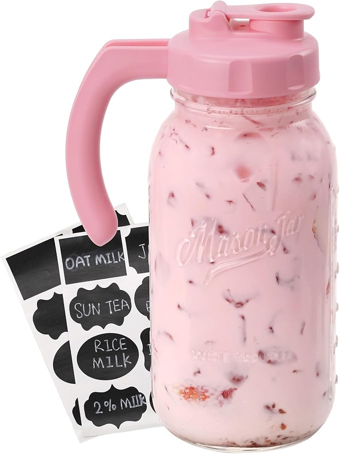 Soligt Glass Mason Jar Pitcher by SOLIGT