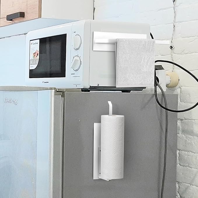 Magnetic Paper Towel Holder for Fridge, Toilet Paper Roll Holder Magnetic Paper - Image 6