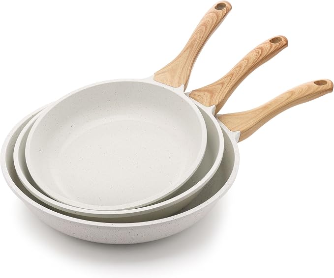 SENSARTE Nonstick Frying Pan Skillets, Healthy Cookware Chef's Pan, Free of by SENSARTE