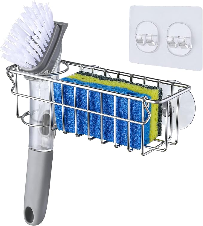 3-In-1 Sponge Holder for Kitchen Sink - Image 8