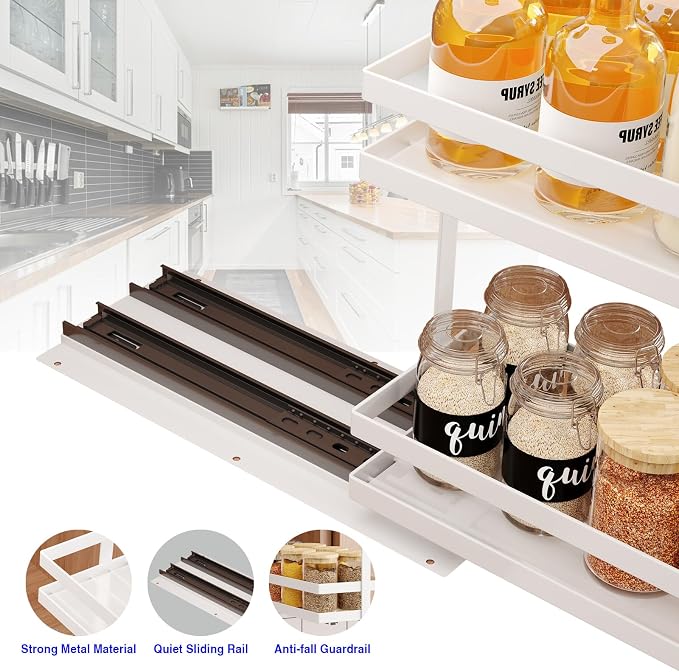 Mustorn Pull Out Spice Rack Organizer - Image 3
