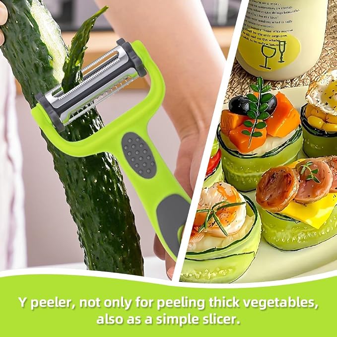 Razor-Sharp​ 4 In 1 Veggie Peelers - Image 8