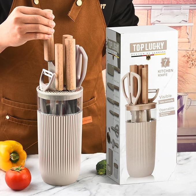 Knife Set, 7-Piece Kitchen Knife Set - Image 9