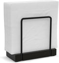Wican Napkin Holder for Table, Bamboo Iron Standing Napkin Dispenser for by Wican
