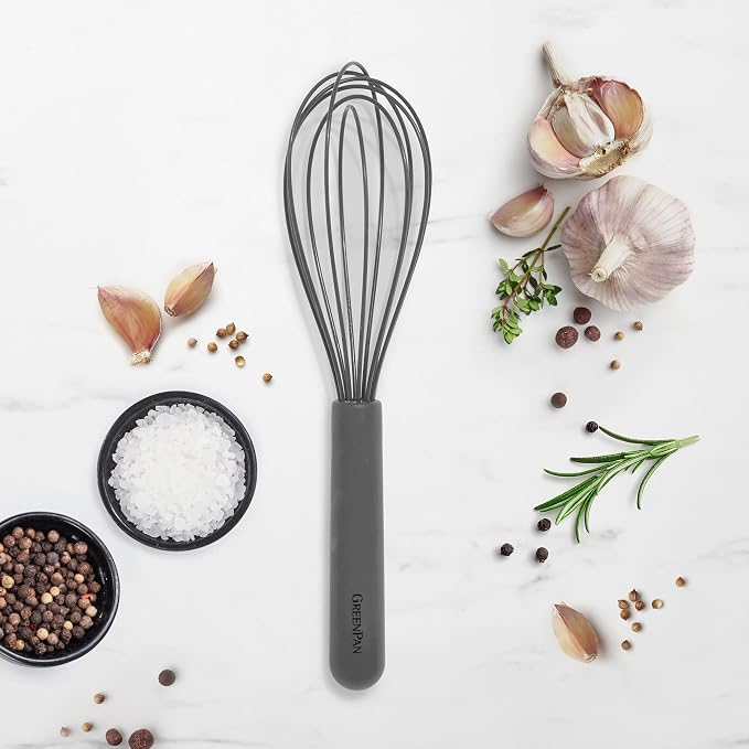 GreenPan Silicone Whisk, Mixing Blending Beating Stirring Cooking Kitchen - Image 2