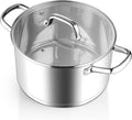 Stainless Steel Stock Pot 4 Quart, Homikit Induction Stockpot by Homikit
