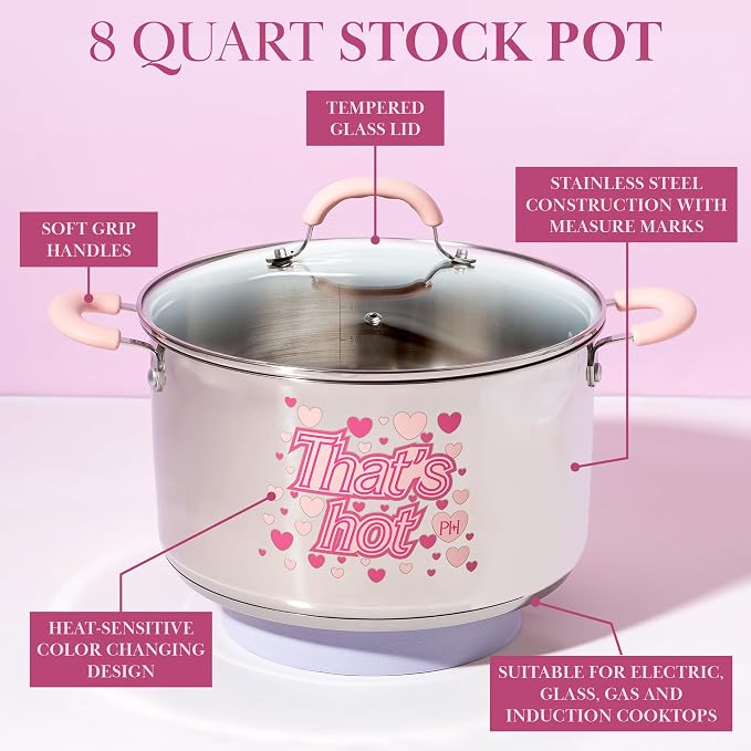 Paris Hilton Stainless Steel Stock Pot - Image 2