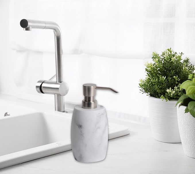 Clasin Home Resin Hand Soap Dispenser, Refillable Soap Dispenser - Image 8