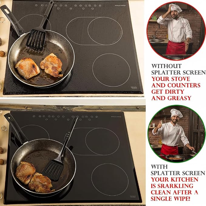 Grease Splatter Screen for Frying Pan 13 inch - Image 4