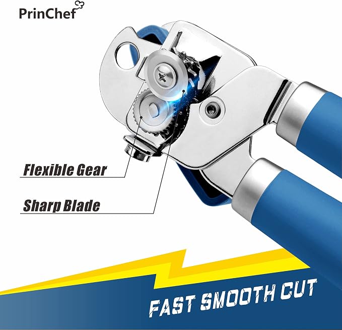 PrinChef Can Opener Manual, Can Tin Bottle Opener - Image 3