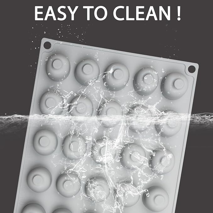 Silicone Cherry Molds, 35-Cavity 3D Cherry Chocolate Baking Tray - Image 9