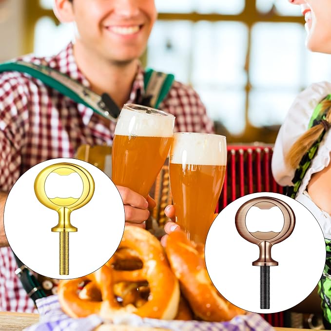 Patelai 10 Pieces Metal Bottle Opener Kit Blank Stainless Steel Bottle Opener - Image 7