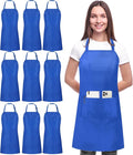 Utopia Kitchen 10 Pack Bib Apron Adjustable by UTOPIAKITCHEN