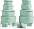 ISSEVE 12Pcs/Set Nesting Silicone Food Storage Containers by ISSEVE