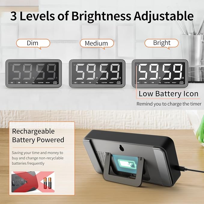VOCOO Digital Kitchen Timer - Image 5