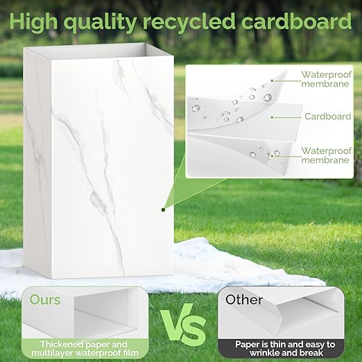 Magicheap 4 Pack Extra Large Disposable Trash Cans, Reusable Portable Garbage - Image 4