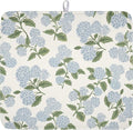 Blue Hydrangea Floral Dish Drying Mat by Unknown