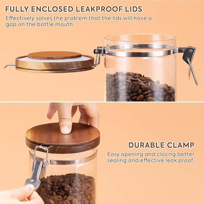 Yangbaga Glass Sugar Coffee Canister - Image 3