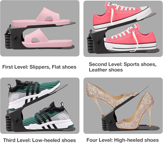 Neprock Shoe Rack Shoe Organizer Space-Saving Storage Shoe Organizer - Image 3
