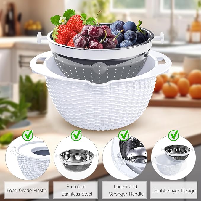 4-1 Strainer with Bowl Set - Image 6