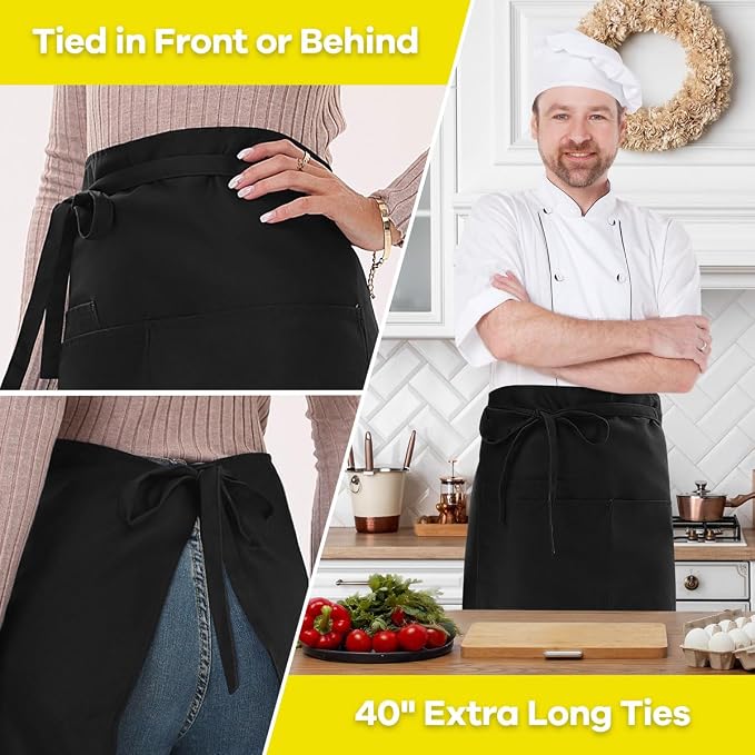 ROTANET Long Server Apron Black - Image 5