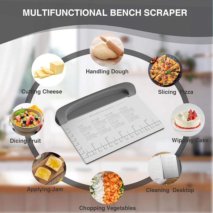 Bench Scraper Dough Cutter Tool - Image 4