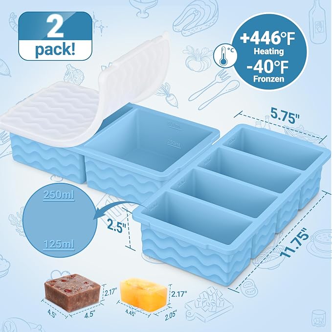 Silicone Freezer Molds for Soup - Image 2