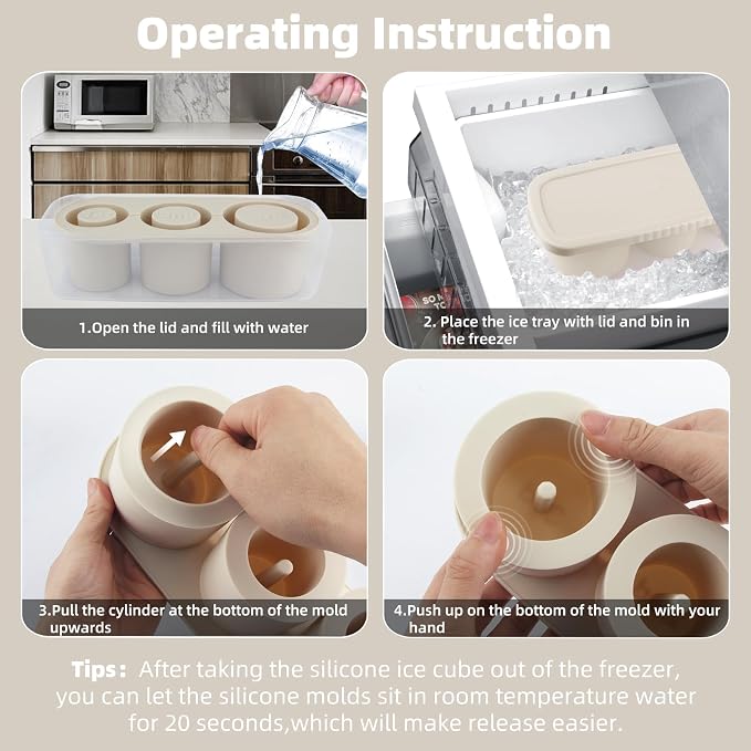 Tcamp Tumbler Ice Mold, Ice Cube Tray - Image 4