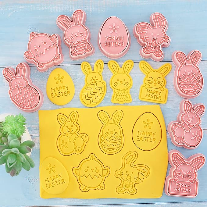 8 Pcs Cookie Cutters Set 3D Holiday Cookie Cutters - Image 5