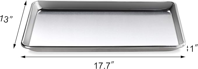 New Star Foodservice Commercial-Grade 18-Gauge Aluminum Sheet Pan/Bun Pan - Image 3
