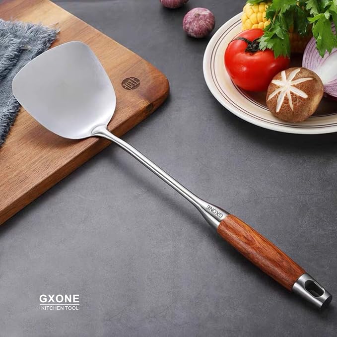 Chinese Wok Spatula, 304 Stainless Steel Spatula - Image 5